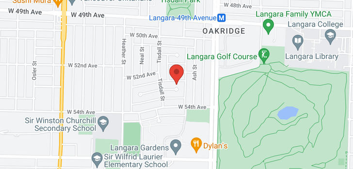 map of 625 W 53RD AVENUE